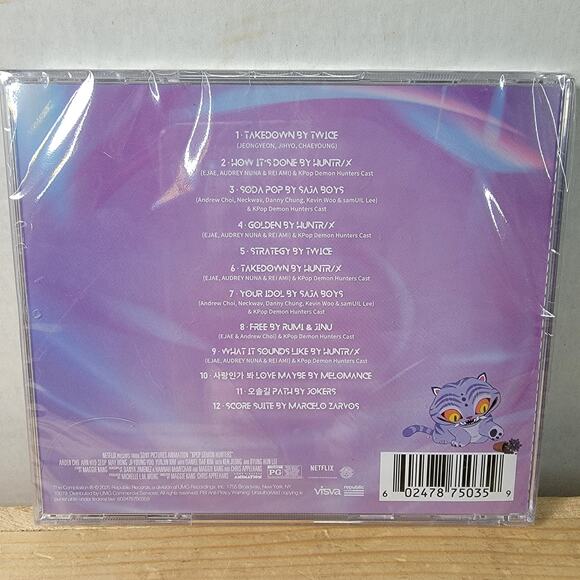 CD K-Pop Demon Hunters - From Netflix Film + Poster & Photo Card NEW/SEALED - Picture 4 of 5